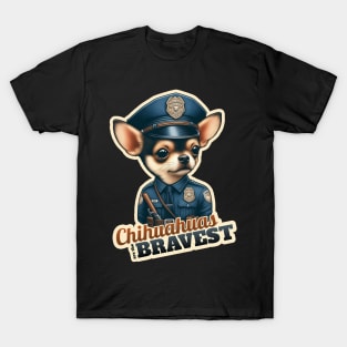 Chihuahua Policeman T-Shirt